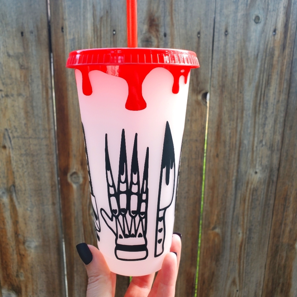 Color changing cold cup customized horror